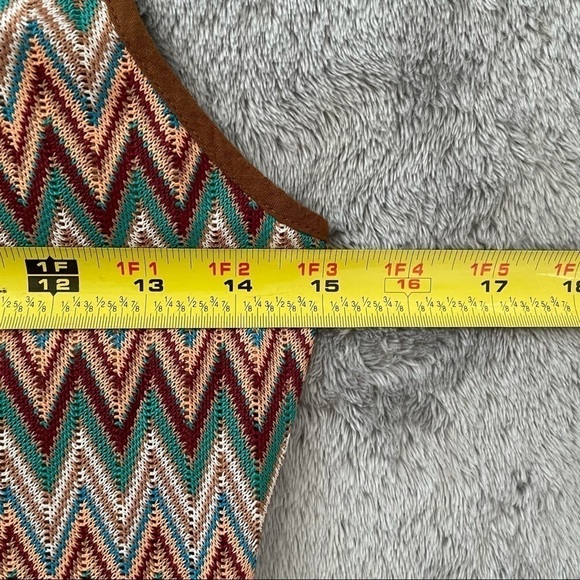 bar&chic Racerback Tank Chevron Tennis Style Dress - Picture 6 of 7